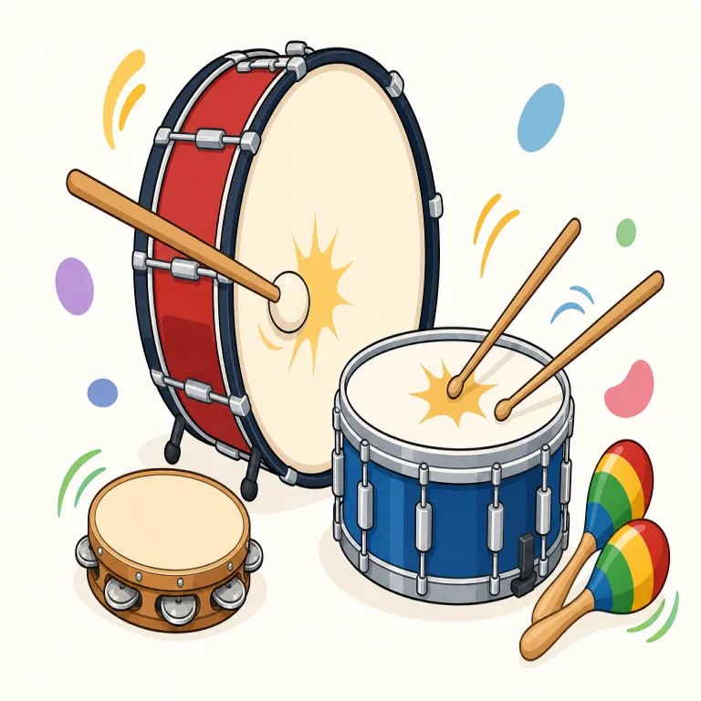 percussionの覚え方イラスト