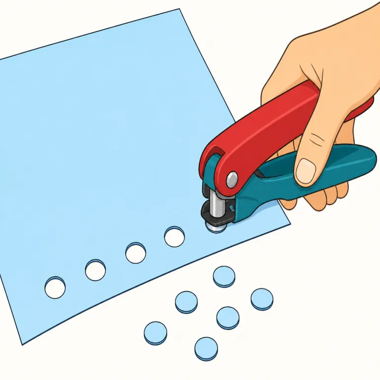 perforate（穴をあける・動詞）の覚え方イラスト — for- を「穴」系の核として押さえると覚えやすい語です