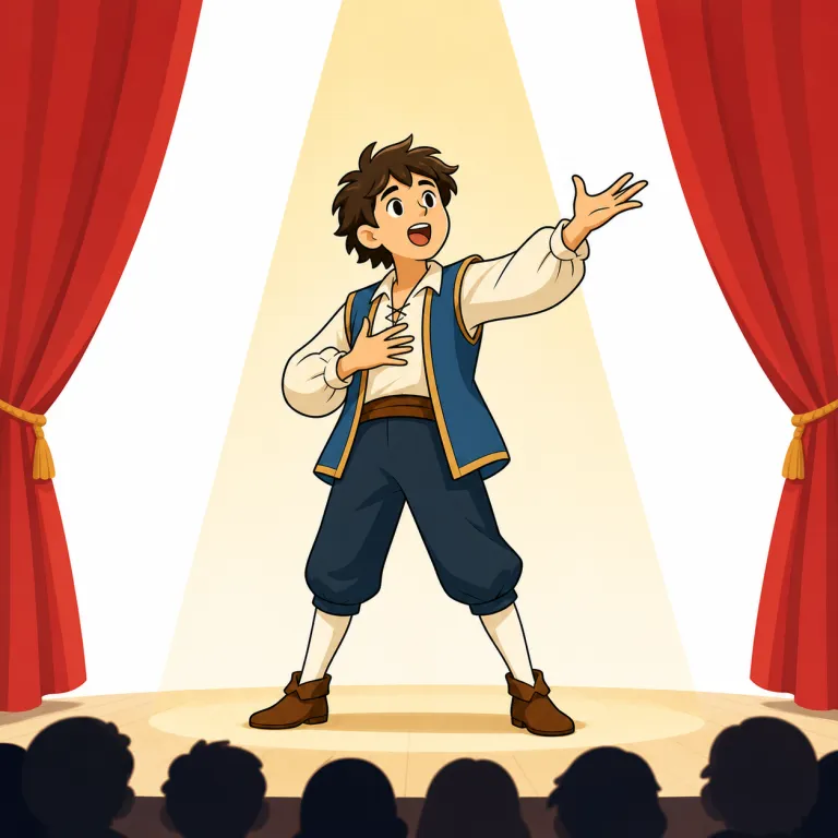 performance（演技、上演・noun）の覚え方イラスト