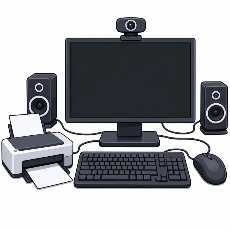 peripheral（周辺機器・noun）の覚え方イラスト