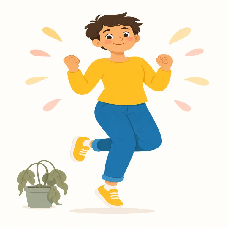 perky（はつらつとした・形容詞）の覚え方イラスト — まず句動詞 perk up「元気づく・しゃんとする」を先に押さえると覚えやすいです
