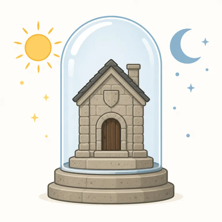 permanently（永久に・副詞）の覚え方イラスト — temporary（一時的な）の反対が permanent（恒久的な）