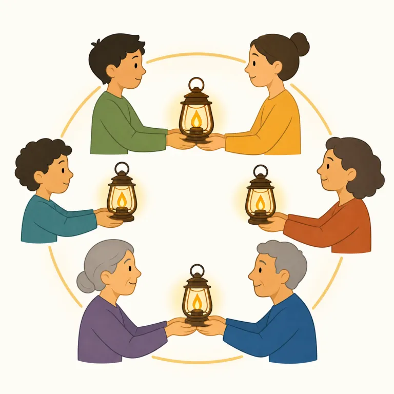 perpetuate（永続させる、長く続かせる・動詞）の覚え方イラスト — perpetual（永続的な）を知っていると覚えやすく、perpetuate はその「永続的な状態にする」動詞版