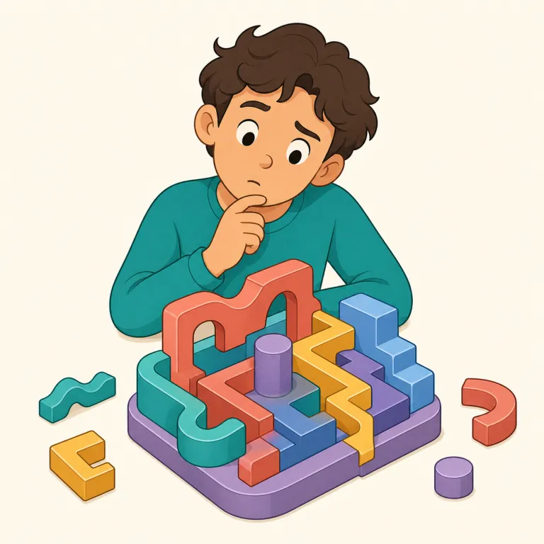 perplexing（困惑させるような・形容詞）の覚え方イラスト — complex（複雑な）を思い出すと入りやすい語