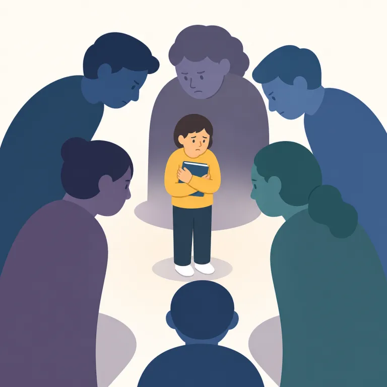 persecution（迫害・名詞）の覚え方イラスト — まず persecute → persecution の形で覚えると入りやすい