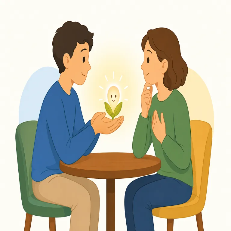 persuasion（説得・名詞）の覚え方イラスト — persuade「説得する」に -sion が付いて、相手を動かす行為やその力を表す名詞、と見ると整理しやすいです