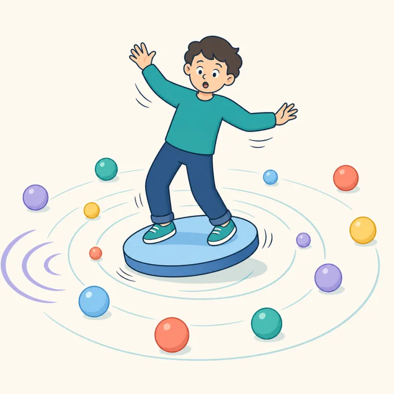 perturbation（動揺、混乱・名詞）の覚え方イラスト — per は「すっかり」、turb は「乱す」と考えると、「すっかり乱されて落ち着かない状態」と覚えやすいです