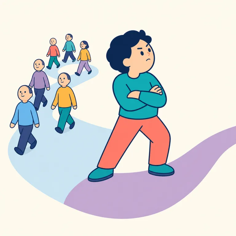perversity（ひねくれた性質、強情・名詞）の覚え方イラスト — perversity は「まっすぐ進まず、わざと反対向きに曲がる性質」と考えると覚えやすいです