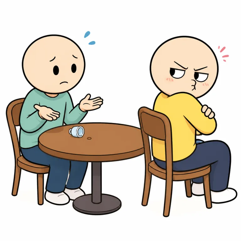 petty（心の狭い・adjective）の覚え方イラスト