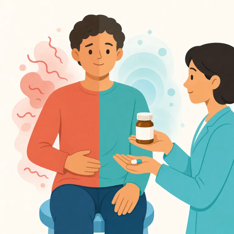 pharmacotherapy（薬物療法・名詞）の覚え方イラスト — pharmaco- を pharmacy や pharmaceutical の仲間と見れば「薬に関する」、-therapy は physiotherapy, psyc…