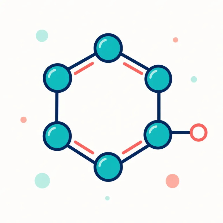 phenyl（フェニル・名詞）の覚え方イラスト — 有機化学で -yl は「元の分子から H を1つ外して、枝として他に付く形」と覚えると整理しやすいです
