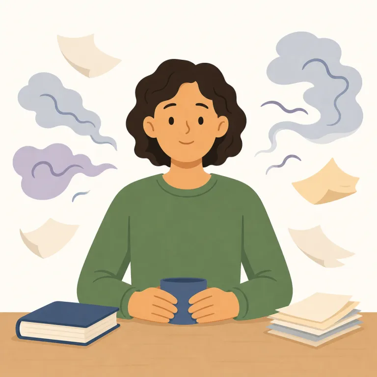 philosophic（哲学的な・形容詞）の覚え方イラスト — philosophic は philosophy「哲学」から来た形容詞で、「哲学に関する」「哲学的に考える」という意味で覚えます