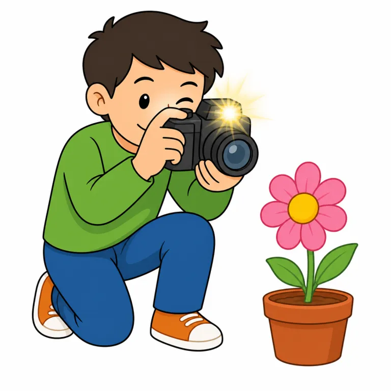 photograph（写真を撮る・verb）の覚え方イラスト
