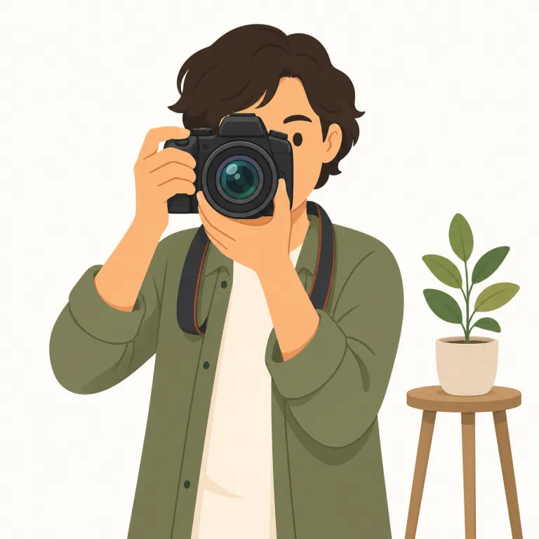 photographer（写真家・名詞）の覚え方イラスト — photograph を知っていれば photographer はほぼそのまま『写真を撮る人』