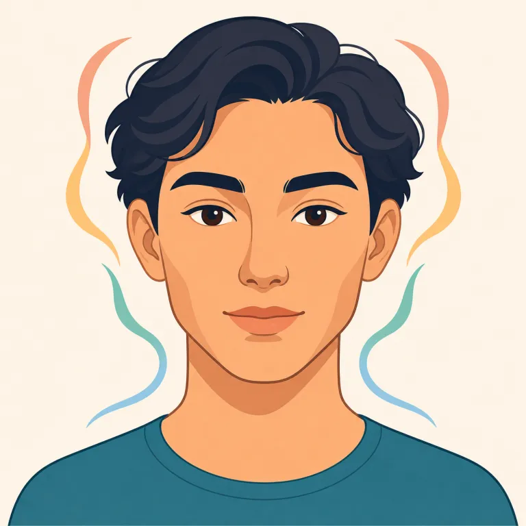 physiognomy（顔つき、人相・名詞）の覚え方イラスト — physio- を「体や見た目」に関係する形、-gnomy を「知ること」に近い形として考えましょう