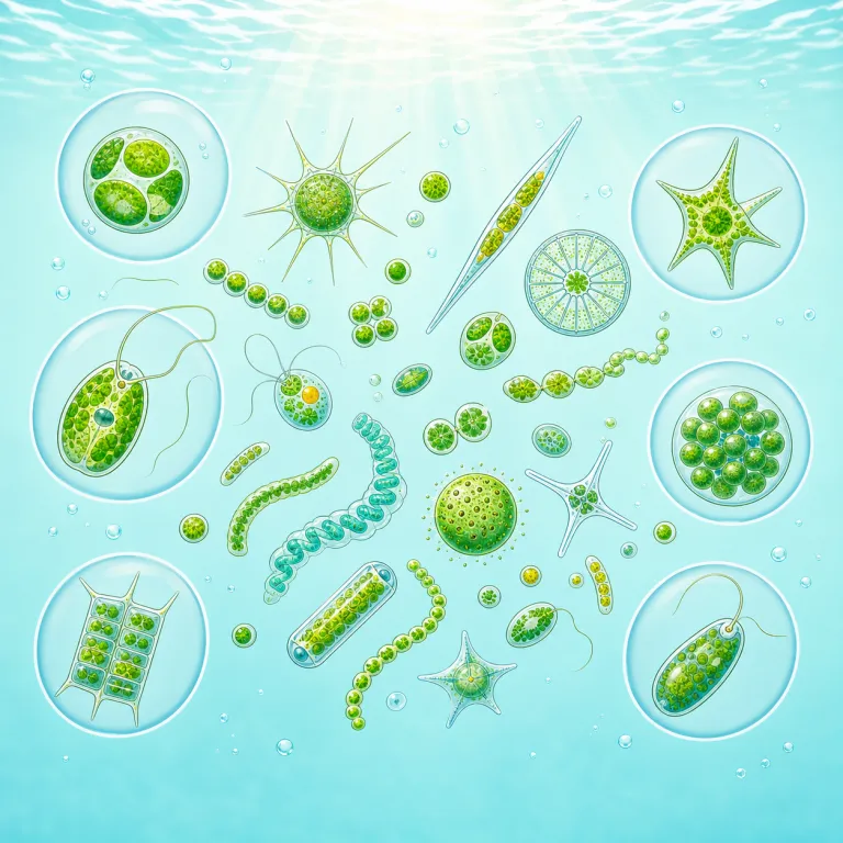 phytoplankton（植物プランクトン・名詞）の覚え方イラスト — まず plankton を核に覚え、「水中をただよう微小生物」の仲間だと押さえる