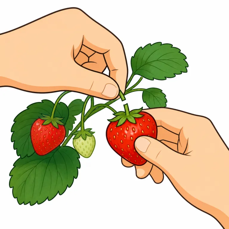 picking（摘み取り・noun）の覚え方イラスト