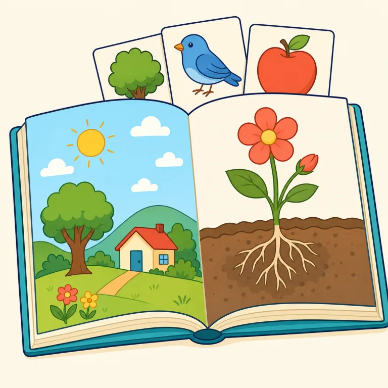 pictorial（絵入りの、図解の・形容詞）の覚え方イラスト — 核は picture と同じ pict- で、「絵・写真」が手がかり