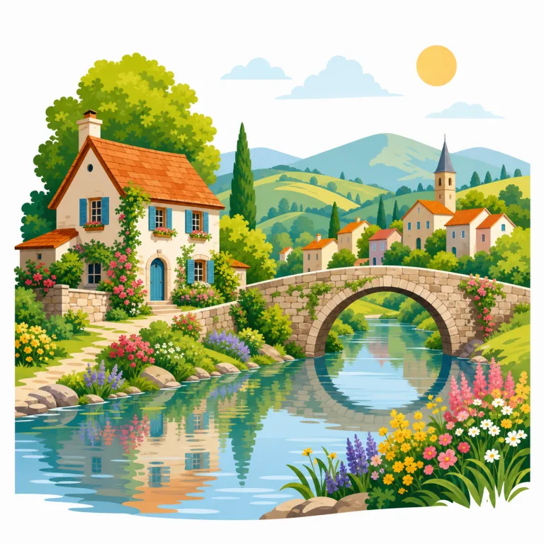 picturesque（絵のように美しい・形容詞）の覚え方イラスト — picturesque は picture が核なので、「そのまま写真や絵にしたくなるほど美しい」と覚えると定着します