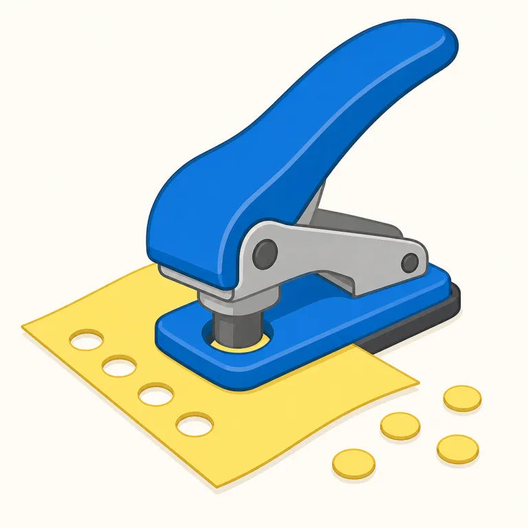 piercer（穴を開ける人・道具・名詞）の覚え方イラスト — pierce は「突き通して穴を開ける」と考えます