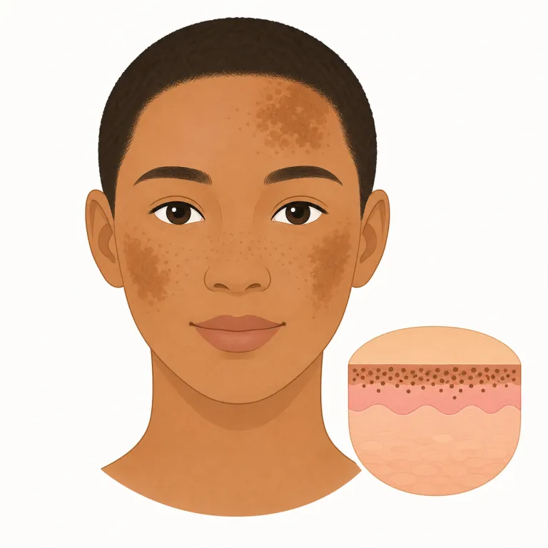 pigmentation（色素沈着・名詞）の覚え方イラスト — まず pigment を押さえると覚えやすいです