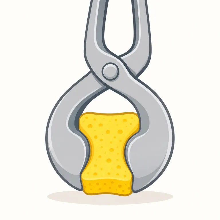 pincher（つまむ人、挟む道具・名詞）の覚え方イラスト — まず動詞 pinch「つまむ・つねる」を土台に置くと覚えやすいです