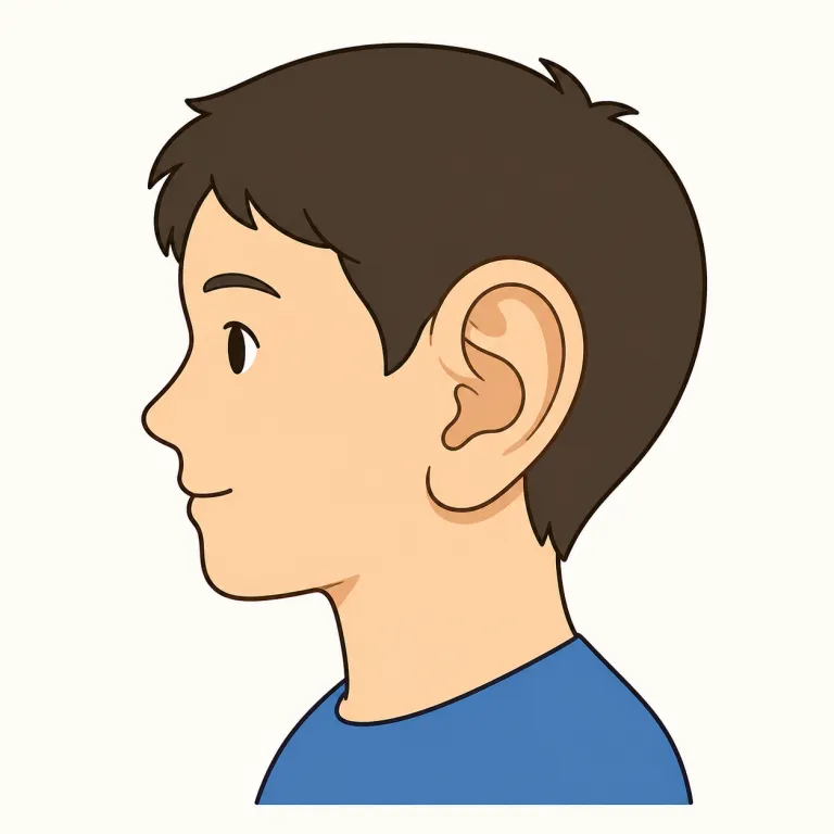 pinna（耳介・noun）の覚え方イラスト