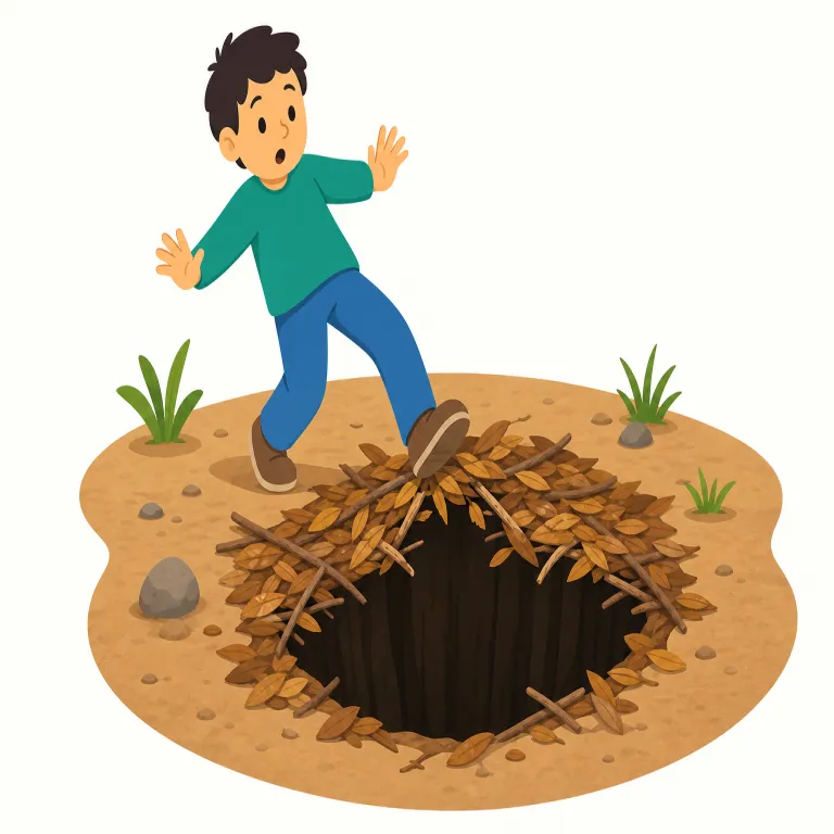 pitfallの覚え方イラスト