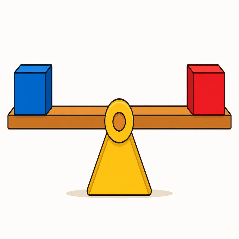 pivot（支点、軸；中心、要点・名詞）の覚え方イラスト — 名詞 pivot は、コンパスの針を紙に置いた一点のように、周囲の動きがそこを基準に決まる場所を思い浮かべるとよい
