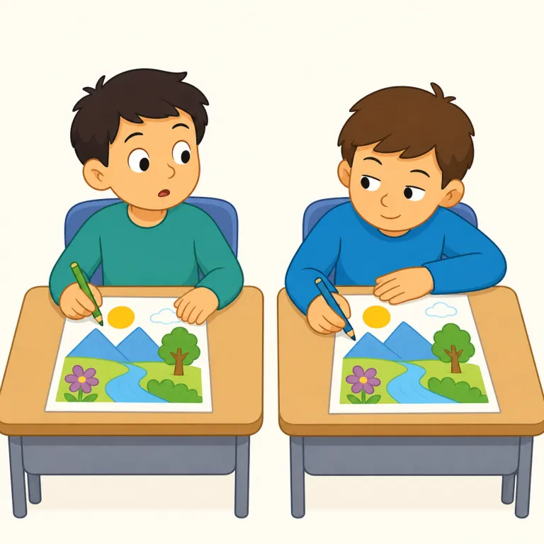 plagiarismの覚え方イラスト
