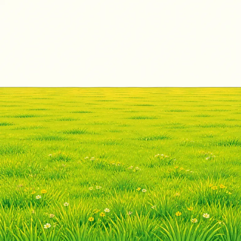 plain（平原・noun）の覚え方イラスト