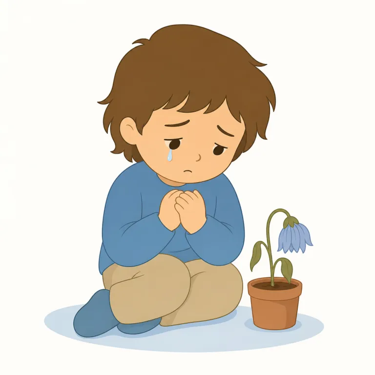 plaintive（悲しげな・形容詞）の覚え方イラスト — complaint を知っていると覚えやすい語です
