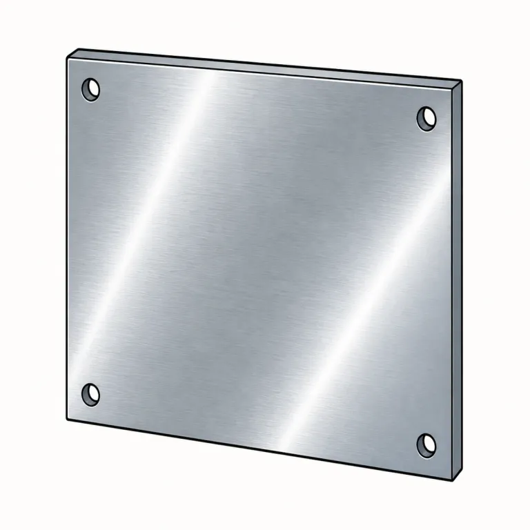 plate（金属板・noun）の覚え方イラスト