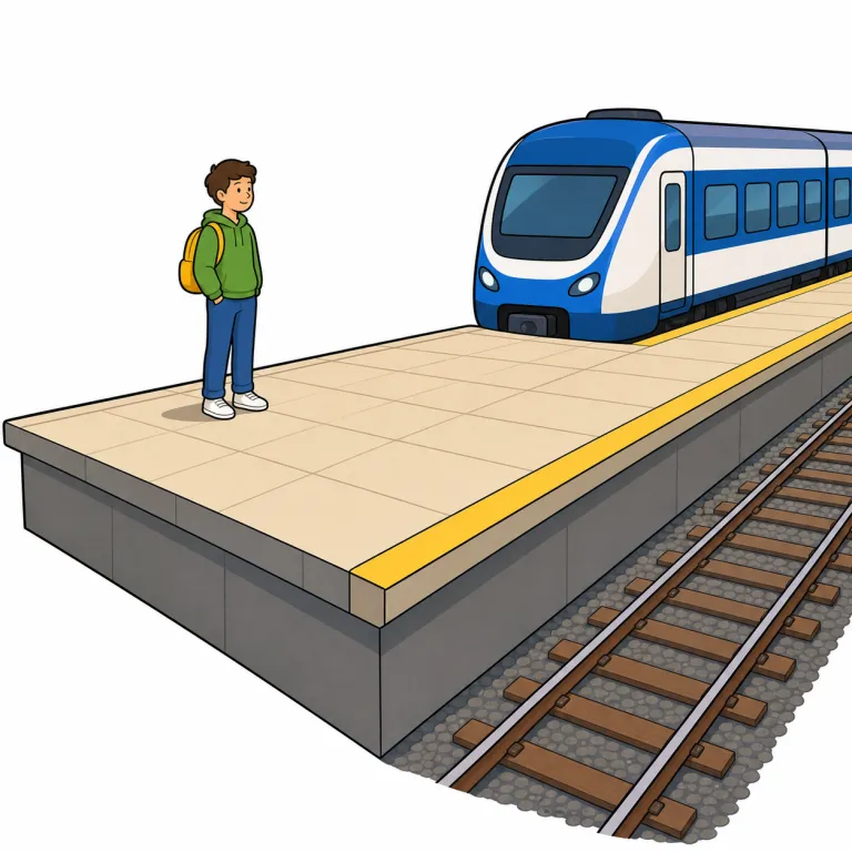 platform（プラットフォーム・名詞）の覚え方イラスト — この語の「プラットフォーム」は、物理的な乗降場ではなく、活動やサービスが成立するための共通の場・基盤を指す用法として覚えます