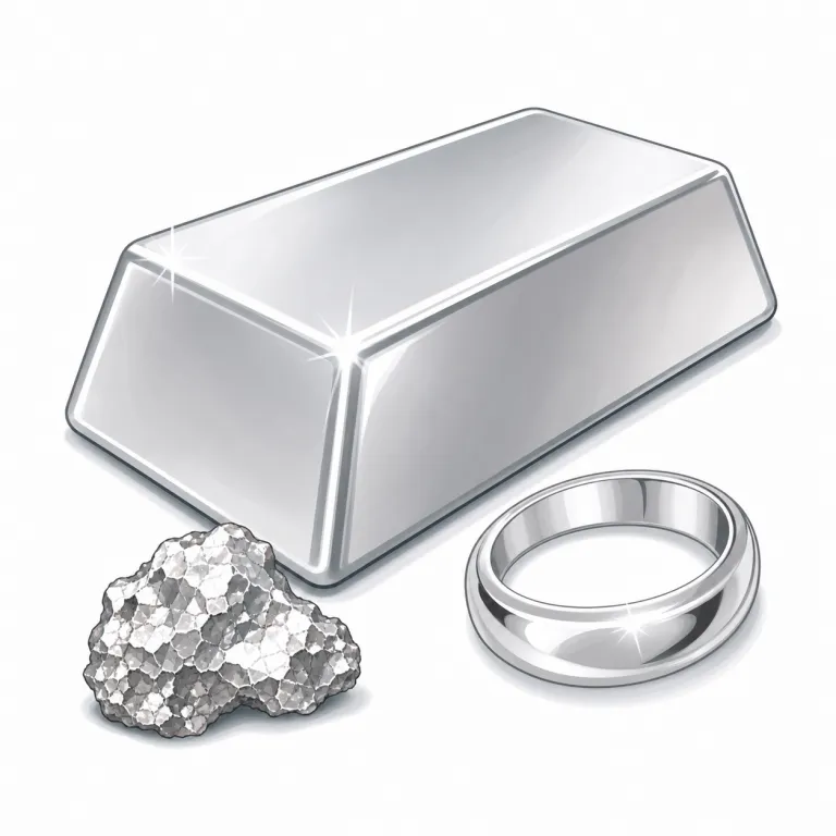 platinum（プラチナ・名詞）の覚え方イラスト — platinum は、まず gold・silver と同じ「金属グループ」に置いて覚えると定着しやすい語です