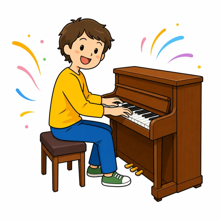 played（した／演奏した・verb）の覚え方イラスト