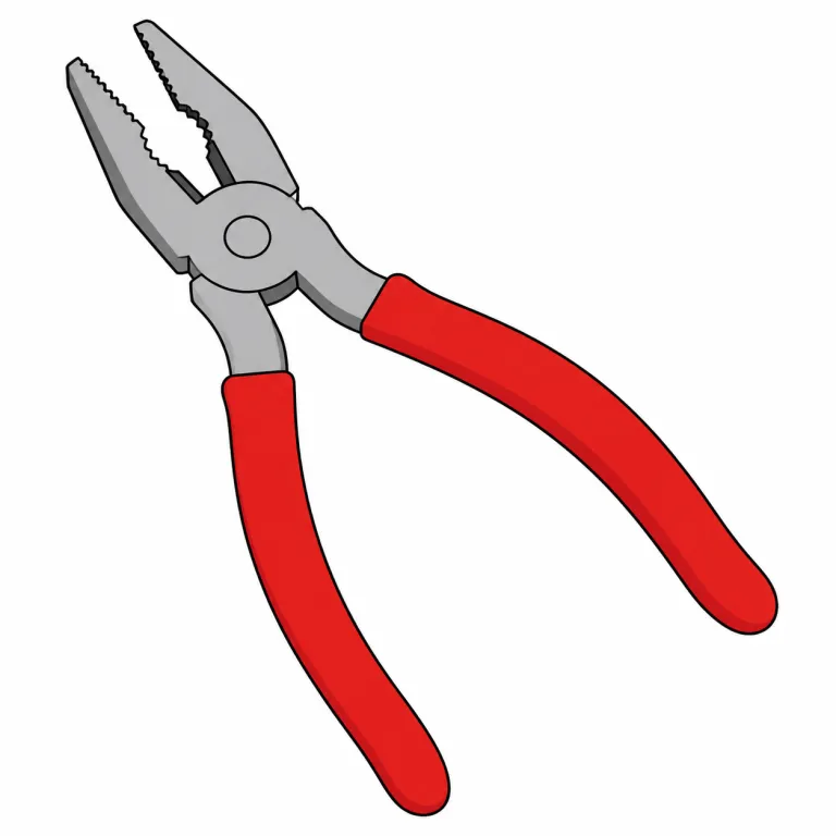 pliers（ペンチ・noun）の覚え方イラスト