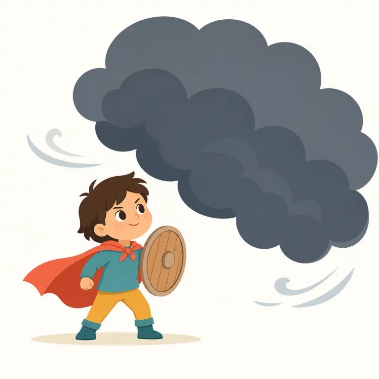 plucky（度胸のある、勇気のある・形容詞）の覚え方イラスト — pluck up courage（勇気を奮い起こす）の pluck を知っていると覚えやすい語