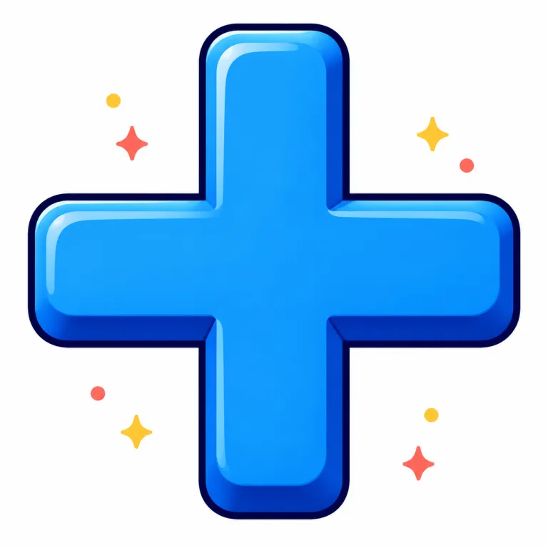 plus（プラス記号・noun）の覚え方イラスト