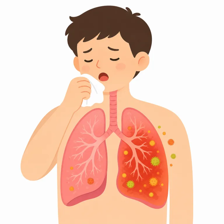 pneumoniaの覚え方イラスト