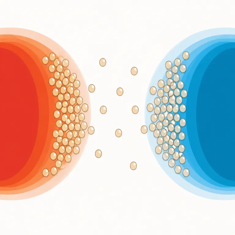 polarity（二極化・noun）の覚え方イラスト