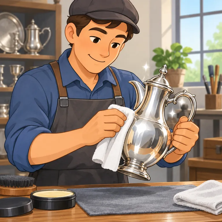 polisher（研磨作業員・noun）の覚え方イラスト