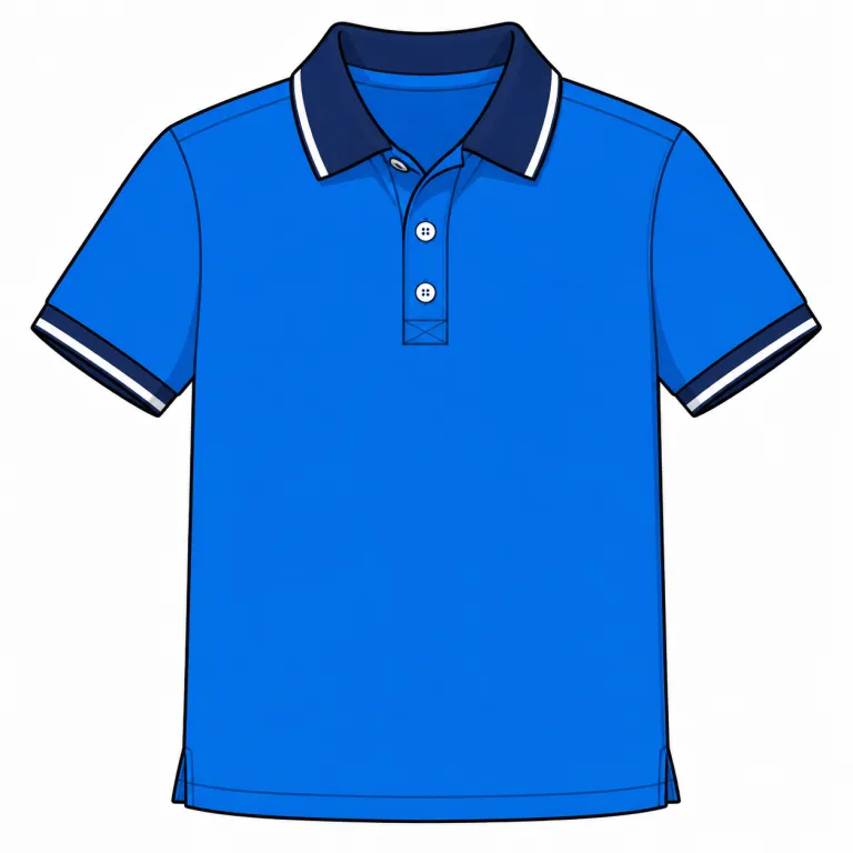 polo（ポロシャツ・noun）の覚え方イラスト