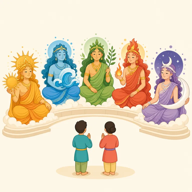 polytheism（多神教・名詞）の覚え方イラスト — まず対義語の monotheism（一神教）とセットで覚えると定着しやすい語です