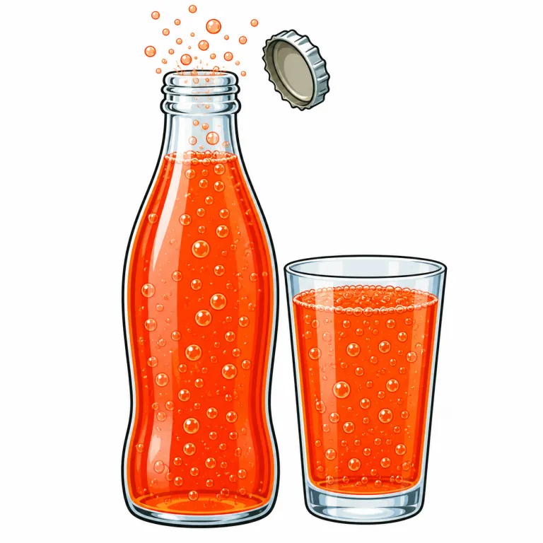 pop（炭酸飲料・noun）の覚え方イラスト