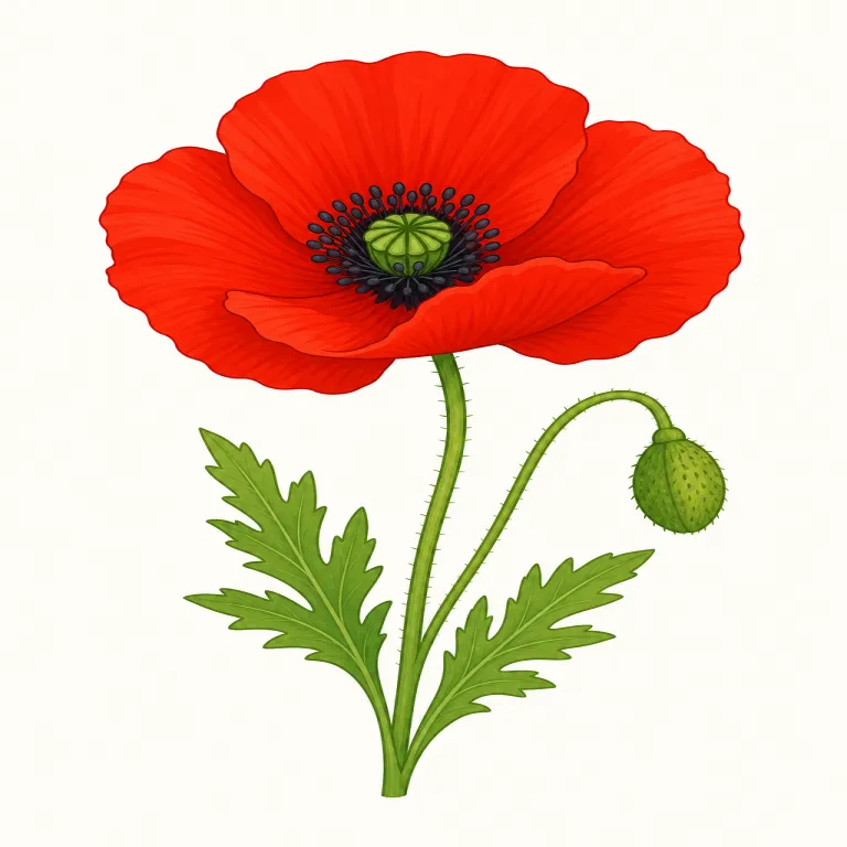 poppyの覚え方イラスト