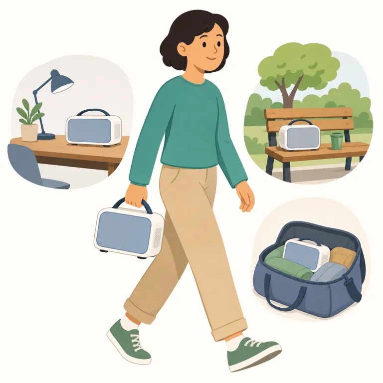 portability（携帯性/移植性・名詞）の覚え方イラスト