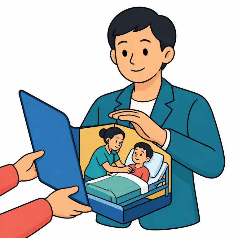 portfolio（担当職務・noun）の覚え方イラスト