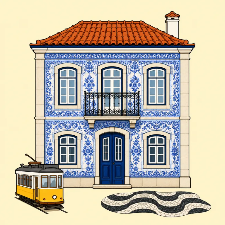 portuguese（ポルトガルの・adjective）の覚え方イラスト