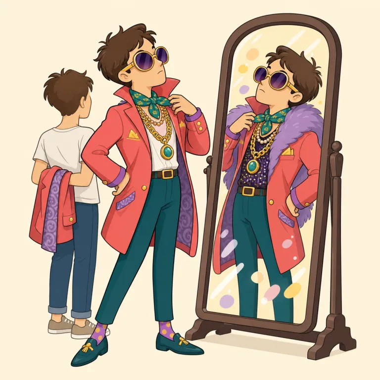 poser（気取り屋・名詞）の覚え方イラスト — pose（ポーズを取る）を知っていれば覚えやすい語